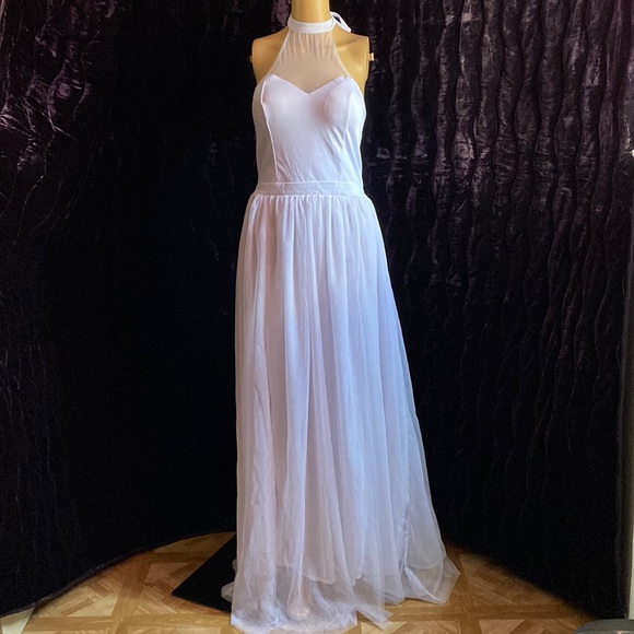 Dresses & Skirts - White long dress size L #077